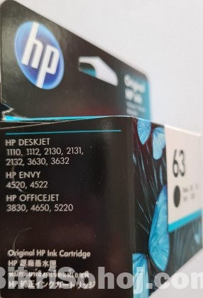 HP 63 Original Ink Black Cartridge